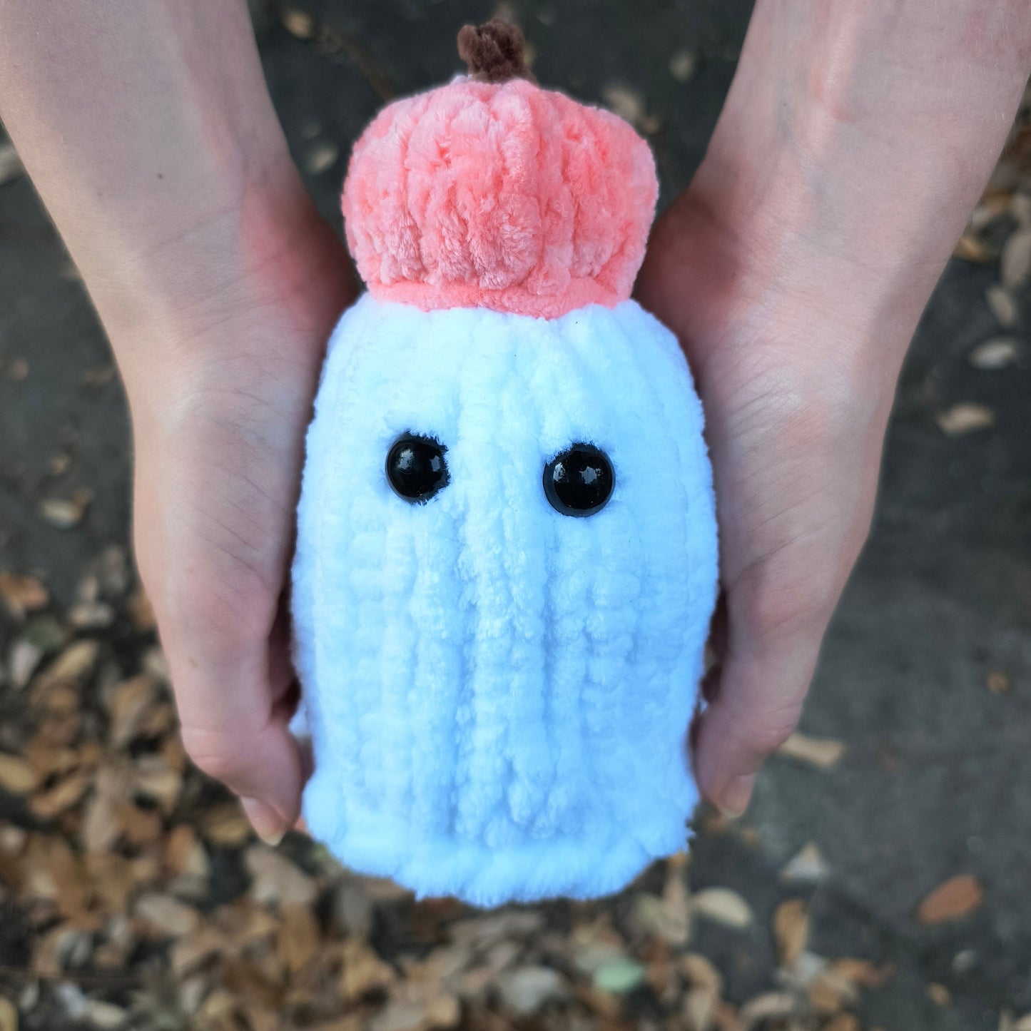 Pumpkin Head Ghost Plushie