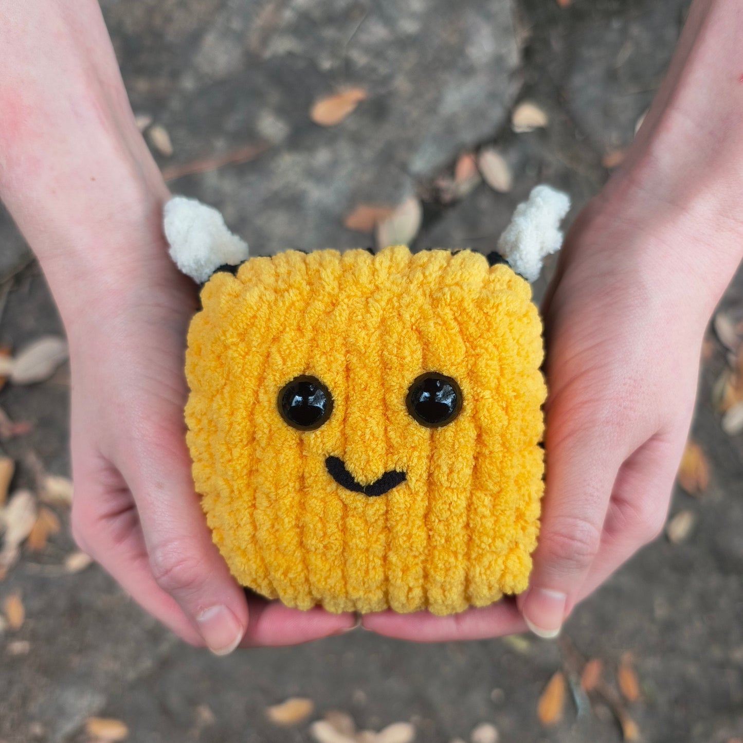 Cu-Bee: Cube Bumble Bee Plushie