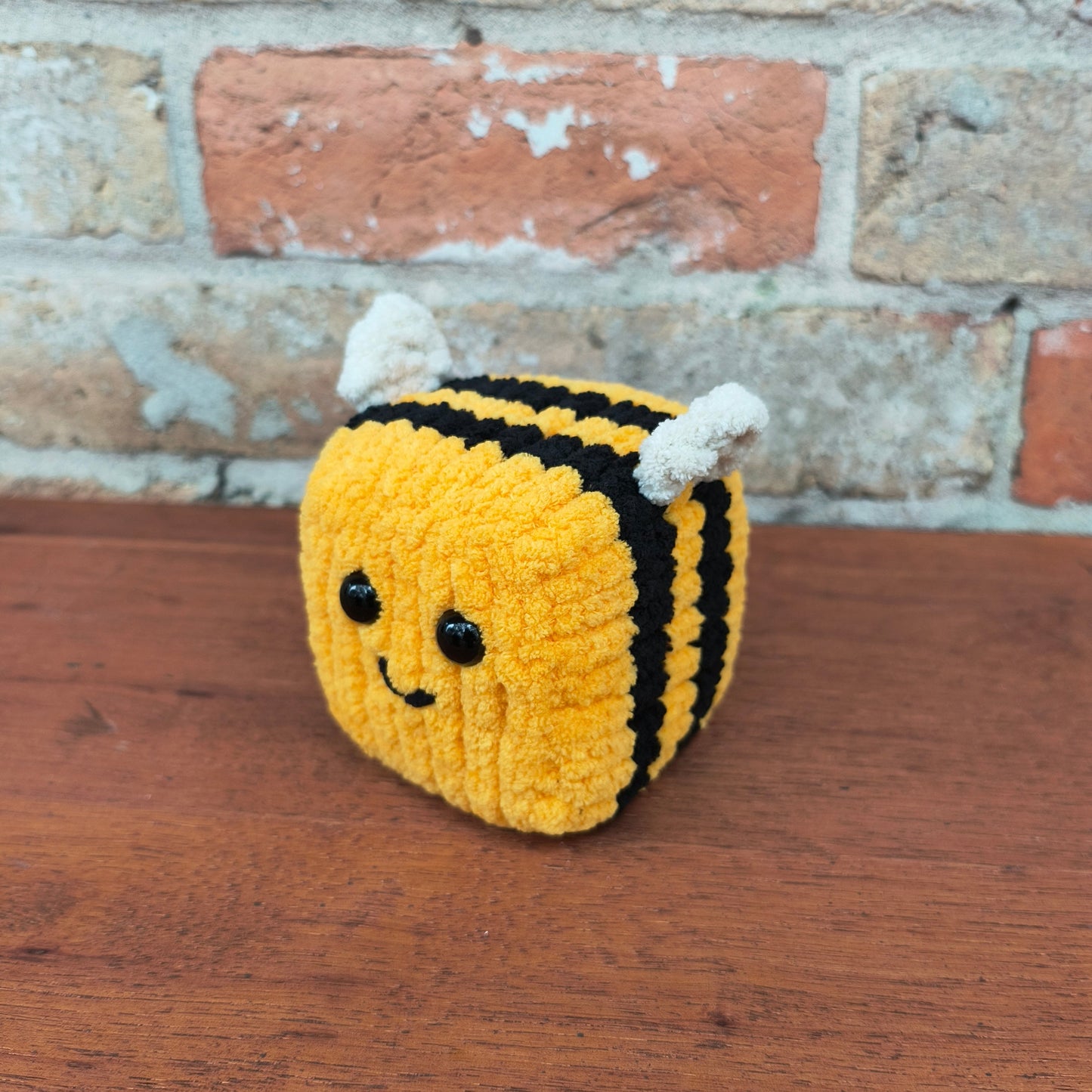 Cu-Bee: Cube Bumble Bee Plushie