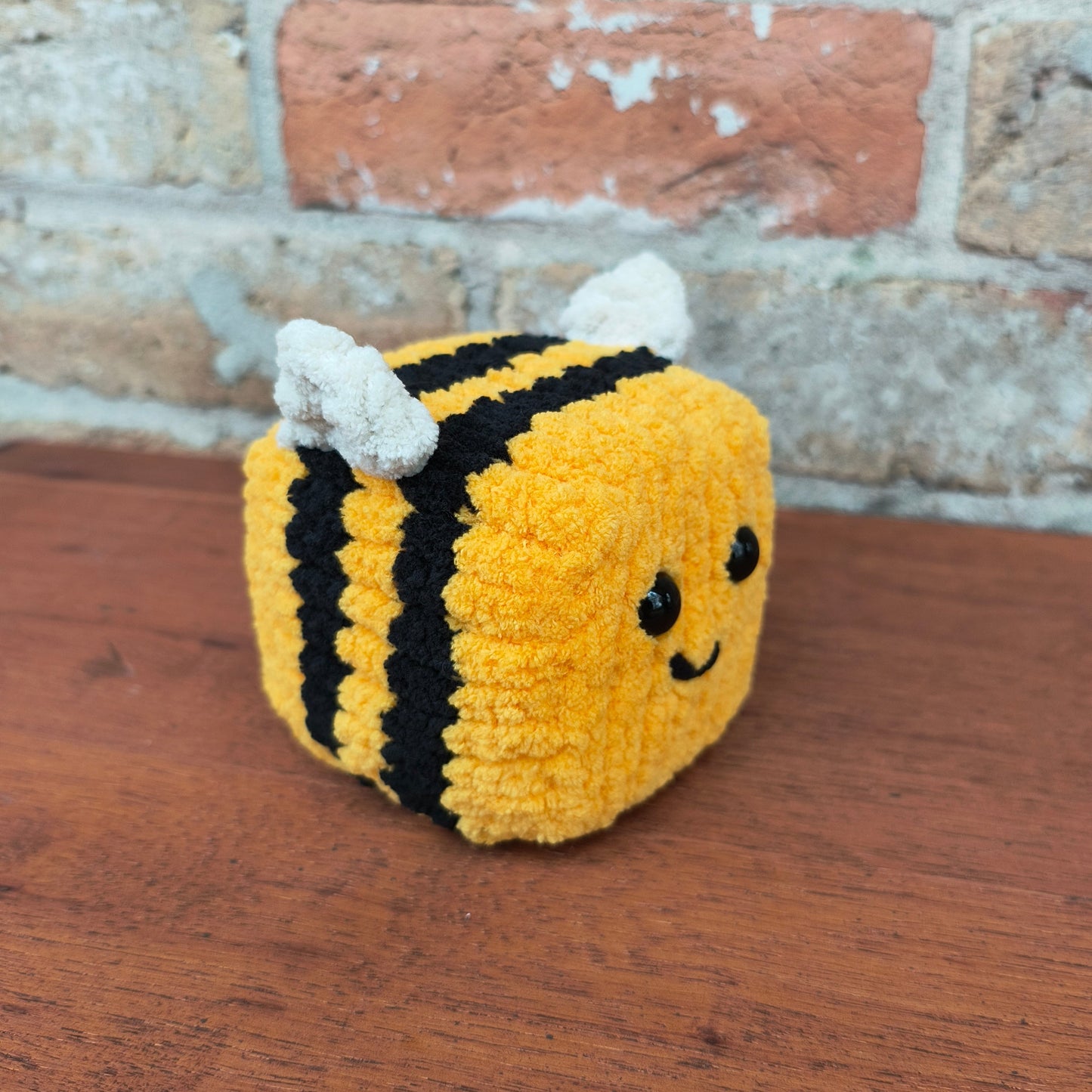 Cu-Bee: Cube Bumble Bee Plushie