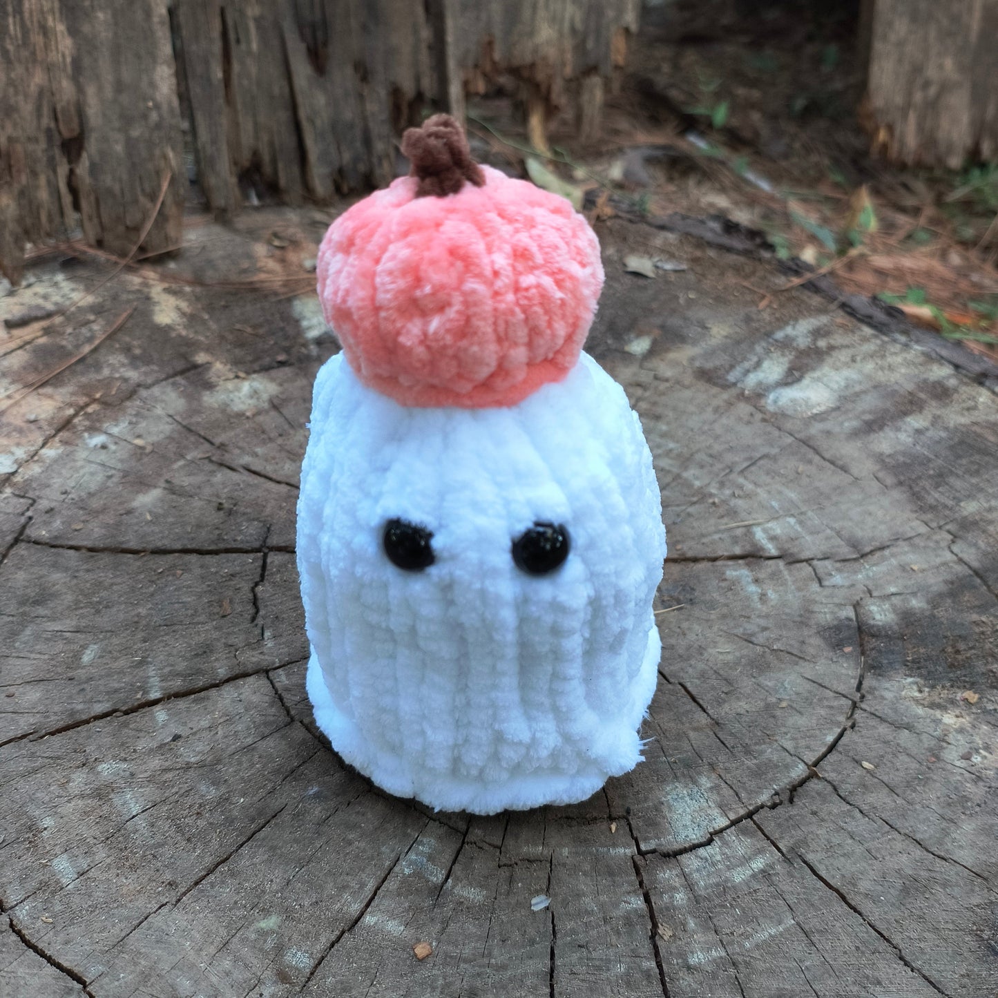 Pumpkin Head Ghost Plushie