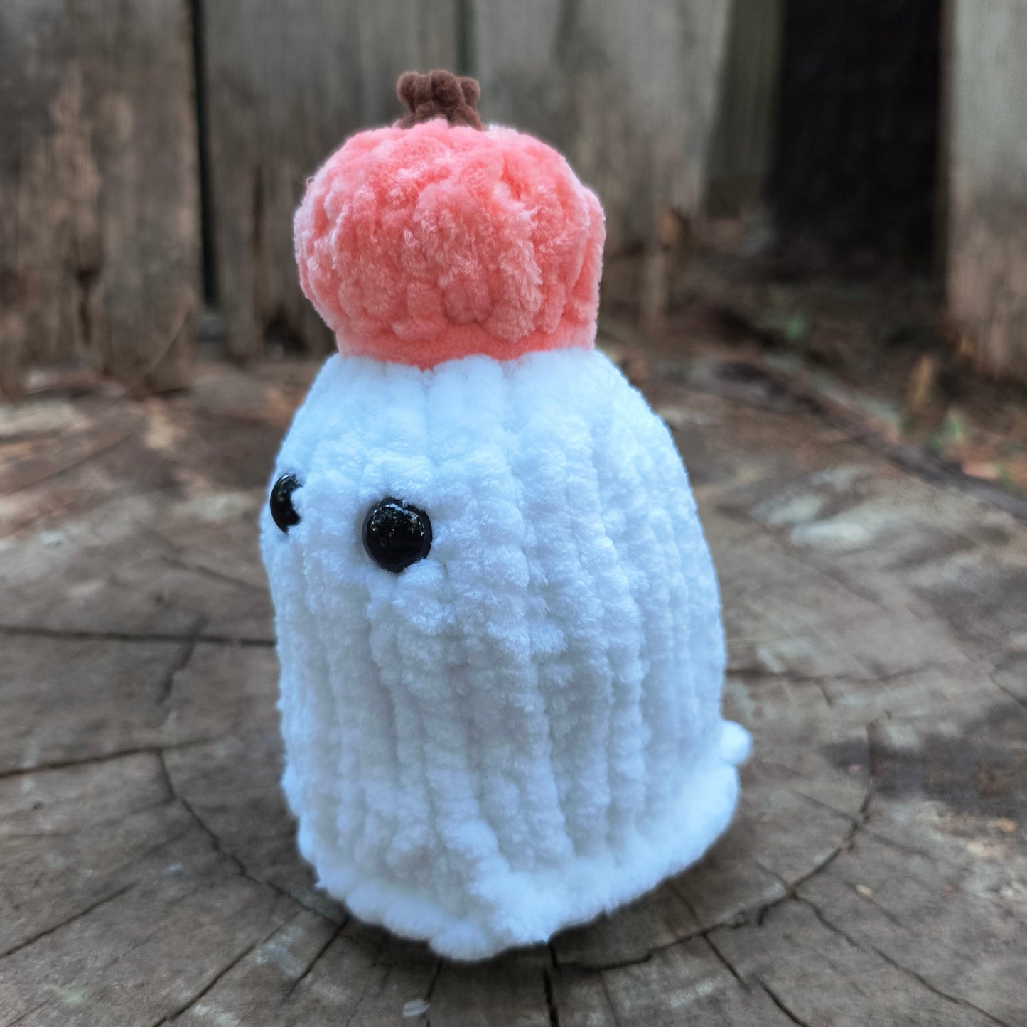 Pumpkin Head Ghost Plushie