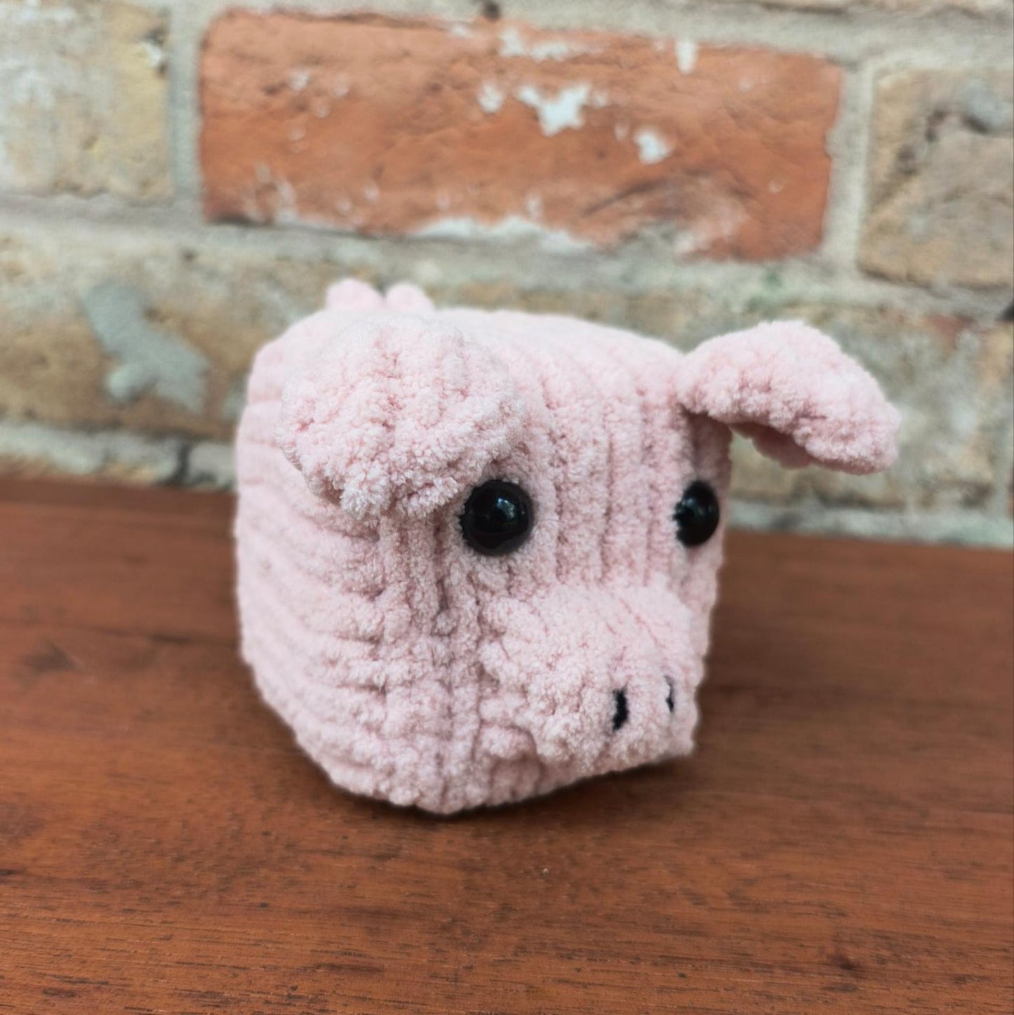 Small Cube Piggy Plushie