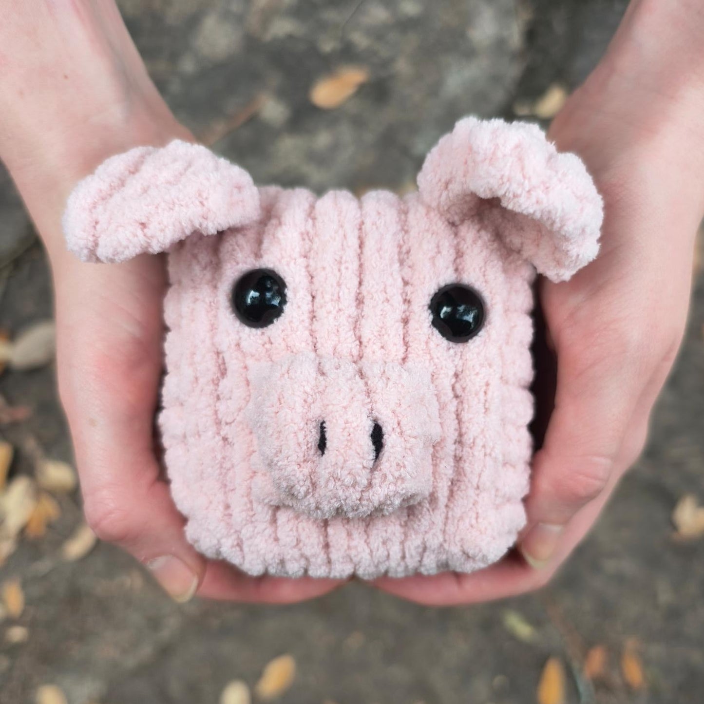Small Cube Piggy Plushie