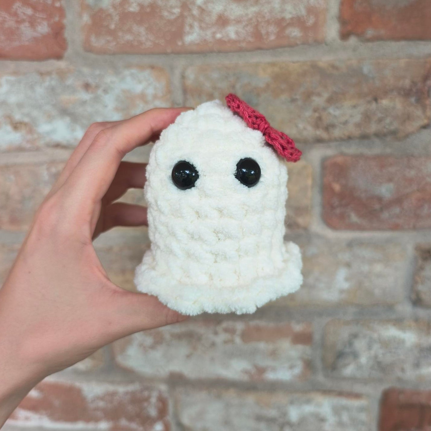 Ghost with a Bow Plushie