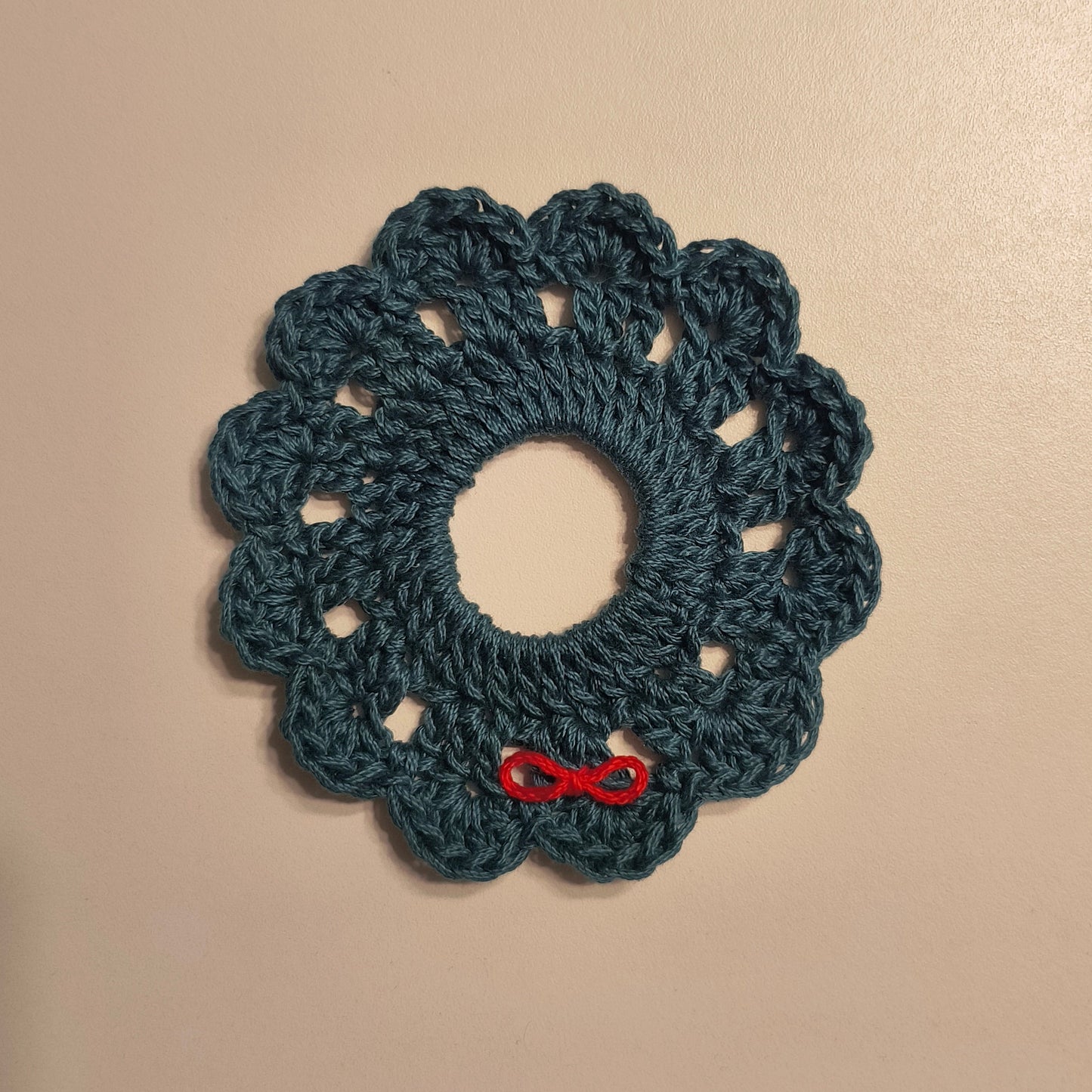 Christmas Wreath Beverage Coaster