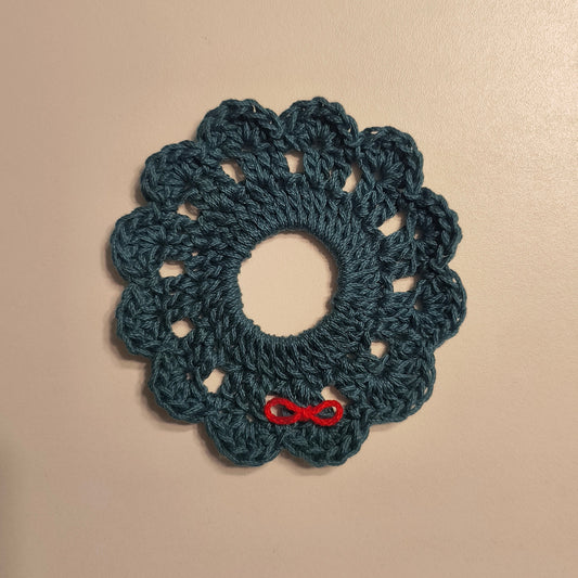 Christmas Wreath Beverage Coaster