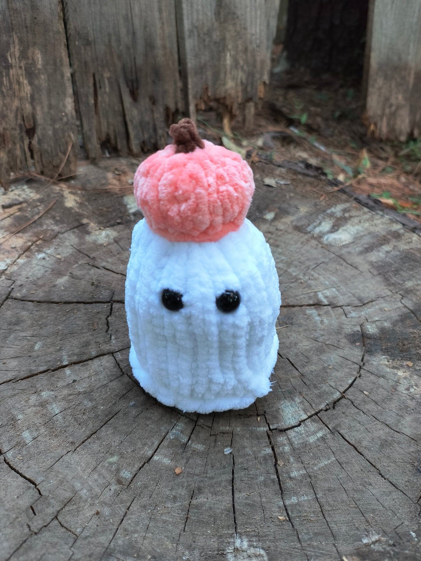 Pumpkin Head Ghost Plushie