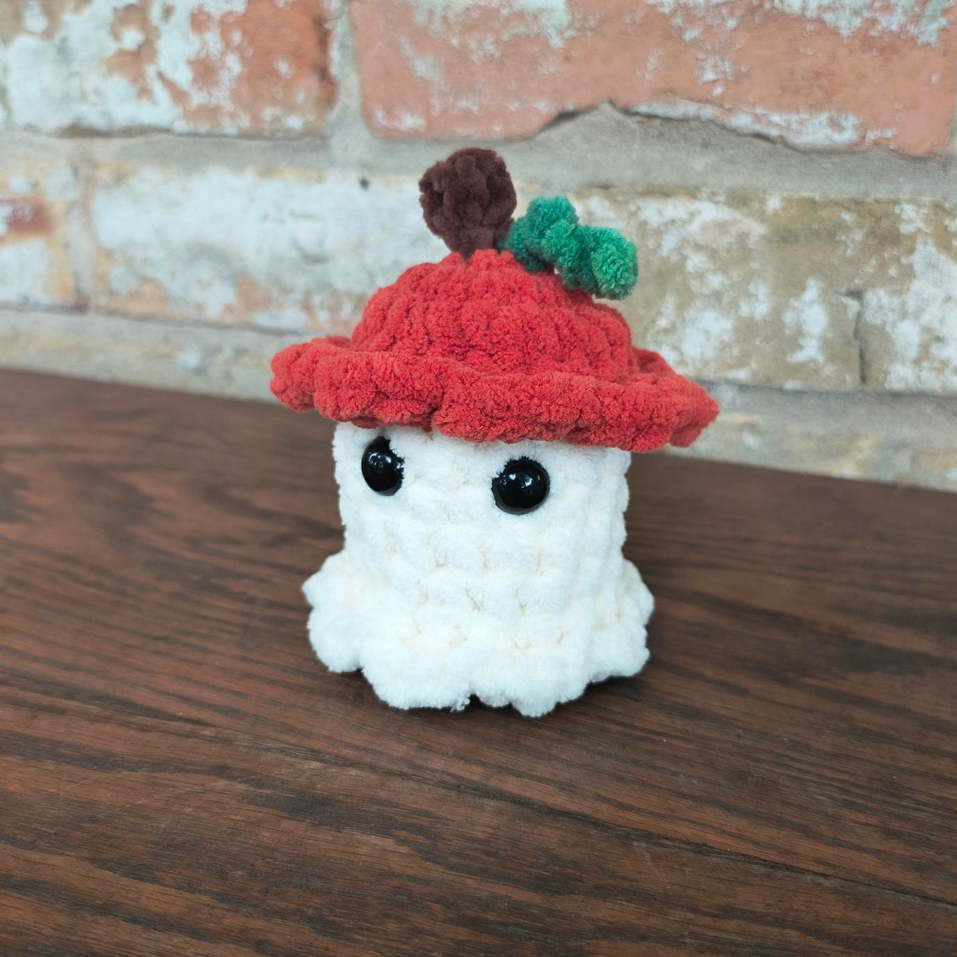Pumpkin Hat Ghost Plushie
